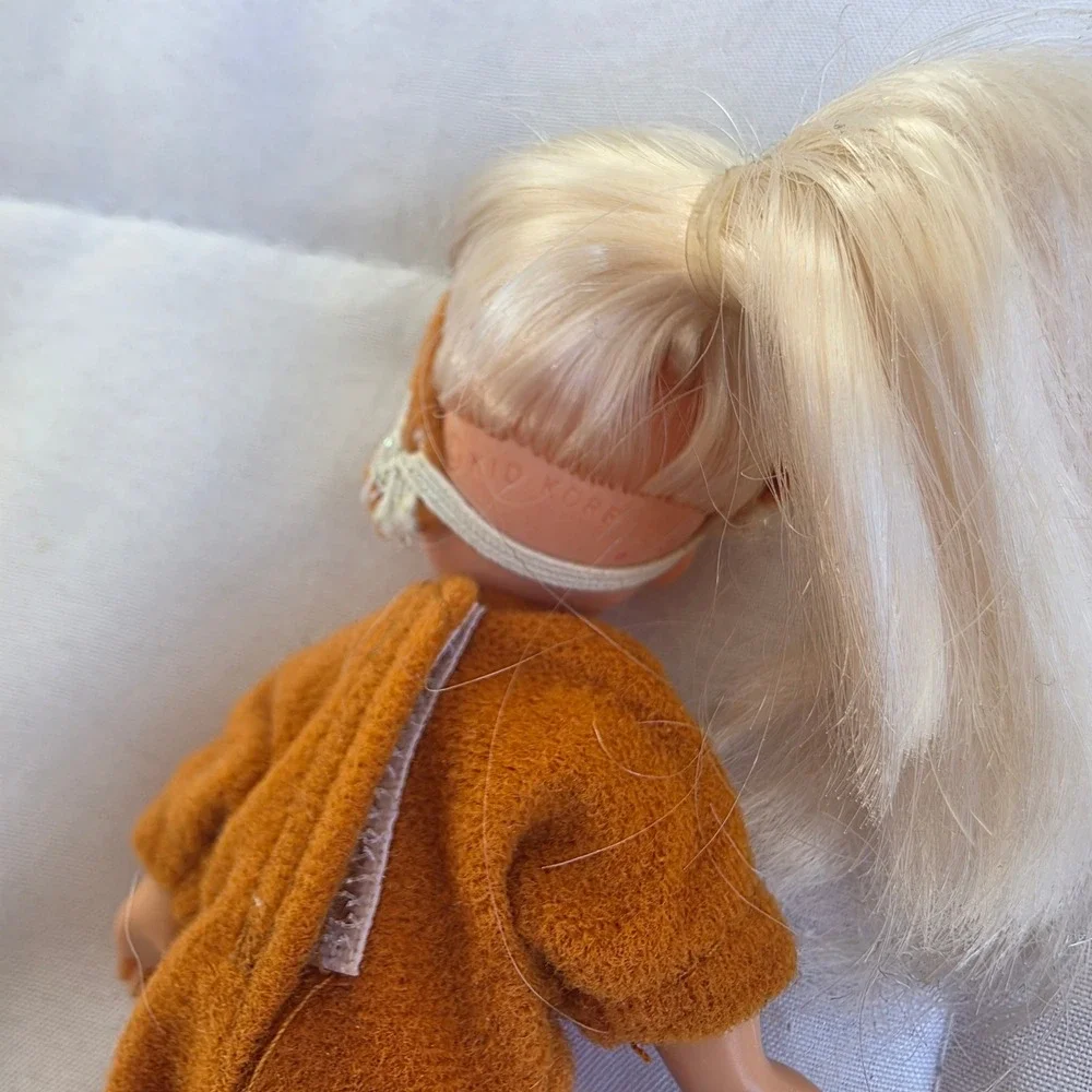 Vintage Doll Gingerbread Outfit Playskool‎ Kid Kore Korea Blond Hair Blue Eyes